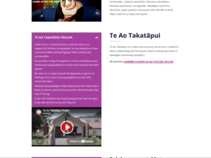 We updated the navigation, digital content and non-English text so the site was readable for individuals with visual, physical or cognitive issues.