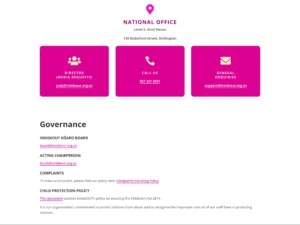 We updated the contrast and colour of page elements and text to ensure they were accessible, while retaining the site's original look-and-feel.