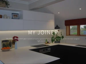 We designed a brochure site for Wellington-based kitchen installation company My Joiner that showcases their craftsmanship.
