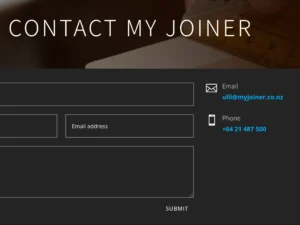 We built the site to include a custom contact form and as few plugins as possible.