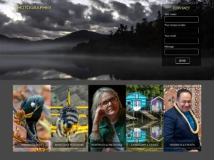 We designed and built for Rob a multi-portfolio site with prominent calls-to-action in each section.